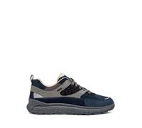 Geox Zapatillas para Hombre U Spherica 4x4 B ABX, Azul Marino y Gris Oscuro, 44 EU