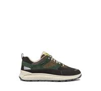 Geox Zapatillas para Hombre U Spherica 4x4 B ABX, Dk Coffee Dk Green, 45 EU
