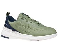 Geox Zapatillas para Hombre U VITTOUR B, Color Oliva/Azul Marino, 44 EU