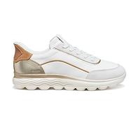 Geox Zapatillas para Mujer D Spherca Plus A, Color Blanco/Apagado, Talla 38 EU