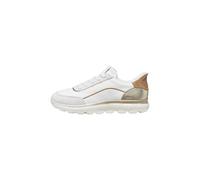Geox Zapatillas para Mujer D Spherca Plus A, Color Blanco/Apagado, Talla 40 EU