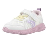 Geox Zapatillas para niña B Sprintye Girl D, Color Blanco/Rosa, Talla 22 EU