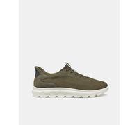 Geox Zapatillas super amortiguado de hombre. Verde militar 40