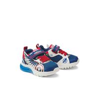 Geox Zapatillas transpirables con LED Ciberdron x Captain Amer. Talla 37. Color Azul