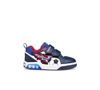 Geox J INEK Boy B - Zapatillas Deportivas, Color Azul Marino/Rojo, Talla 35 EU