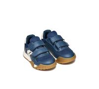 GEOX Zapatillas transpirables de velcro, RANN-E. Color azul marino/blanco