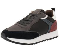 Geox Zapatillas U Partenio B para Hombre, Dk Coffee Black, 45 EU