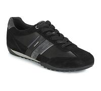 Geox U Wells C, Sneakers Hombre, Multicolor Black Dk Jeans, 46 EU