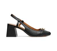 Geox Zapatos D CoronillaPump para Mujer, Black, 36 EU