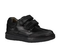 Zapatos Escolares De Cuero Barnizado / Charol Cierre Adhesivo Doble Niños Geox Riddock MKP