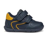 Geox ZAPITO Boy First Walker Shoe, Navy/Ochre, 21 EU, Azul Marino, 21 EU