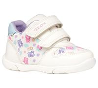 Geox ZAPITO Girl A - Zapatillas para bebé para niña, Color Blanco/LT Blue, Talla 20 EU