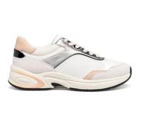 Geox ZARVIA A Zapatillas para Mujer, Color Blanco/Plateado, Talla 38 EU