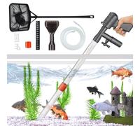 Geoyien Sifonador Acuario, Limpiafondos Acuario, Sifon Acuario, Intercambiador de Agua para acuarios, Manguera de Intercambio de Agua semiautomática, Control neumático, Set de Limpieza Multifuncional