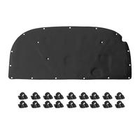 GEPCO 8E0863825AF - Alfombrilla aislante para capó con clips compatible con Audi A4 B6 Sedan, Avant 8E2 8E5 8H7 2001-2004
