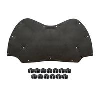 GEPCO Advanced Technology Aislamiento del capó Alfombrilla aislante del compartimento del motor con clips compatible con Seat Leon 1P 2006-2013