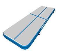 GEPCO Advanced Technology Esterilla de gimnasia Air Track Tumbling hinchable 3M delantero blanco lateral azul