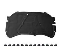 Gepco - Alfombrilla aislante para capó para VW Golf IV 1997-2006 Bora 1998-2005 Clips