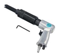 Gepco - Eliminador de óxido con cabezal de aguja con 19 agujas de 3 mm de diámetro, martillo neumático de agujas, pistola de agujas de 4000 rpm