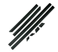 GEPCO Listones decorativos para puerta, juego de listones de protección para puerta, compatible con VW Golf 3 III HB todos los modelos con 5 puertas