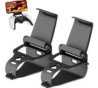 Gepicest Soporte de teléfono para controlador PS5 para iPhone Android, paquete de 2 clips de columna vertebral de juego remoto PS5 compatibles con Playstation 5 Dualsense Gaming Controller con