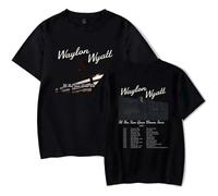 GEPLUM Camiseta Waylon Wyatt Til The Sun Goes Down Tour 2025 T-Shirt Unisex De Manga Corta para Mujer Y Hombre Ropa Urbana De Moda XXS-4XL-Black||s