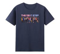 GEPLUM Vintage T-Shirt The Next Step Legacy World Tour Estampada De Manga Corta Hombres Mujeres Hip Hop Holgada Camiseta De Cuello Redondo XXS-4XL-Black||XX_s