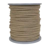 Gepotex Polyhanfseil - Cuerda de cáñamo sintético de poliéster de 3,5 mm de diámetro - 100 metros en bobina de disco - 100% polipropileno trenzado de 8 capas