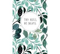 Gepunktetes Notizbuch, 150 Seiten - Tiny notes, big dreams - Poserlane: Perfekt für Journaling, Tagebuch, Ideenbuch