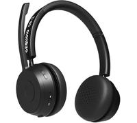 GEQUDIO GB-2 Auriculares con micrófono Bluetooth | Auriculares inalámbricos | Cancelación de ruido pasiva | Conectar 2 dispositivos simultáneamente (móvil, PC, portátil) | Auriculares inalámbricos |