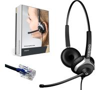 GEQUDIO Headset 2-Ohr fur Cisco mit Kabel NUEVO