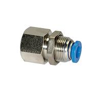 Ger. Cerradura escocesa. » Serie azul, M14 x 1,0, Rc 1/4 i, para llave de diámetro exterior de 6 mm, Máx. 15 bar, plástico/MS vern.