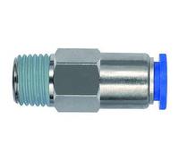 Ger. Válvula antirretorno "Blaue Serie", Schl. a fuente, R 1/4 a, para llave de diámetro exterior de 8 mm, de trabajo. Máx. 10 bar, plástico/MS vern.