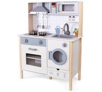 Gerado´s Toys GT61246 Elsa - Cocina de Madera (Juguete para niños, 93 x 70 x 30 cm, con Efectos de Sonido y luz, Funciona con Pilas)