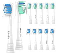 GERAGER Cabezales de repuesto para cepillos de dientes Philips Sonicare, cabezales de cepillo de repuesto compatibles con el sistema Philips SoniCare Snap-on (1 unidad (paquete de 12))