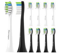 GERAGER Paquete de 10 cabezales de repuesto para cepillo de dientes eléctrico 7AM2M AM101/AM105, cerdas suaves