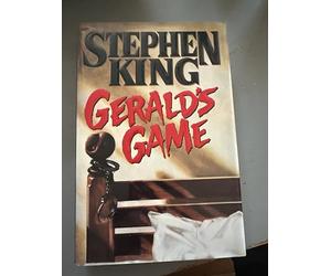 Gerald's Game Stephen King 1st edition 1st print !