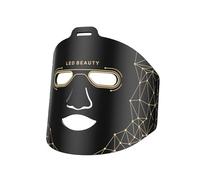 GERAZAHO Mascarilla de terapia de luz roja LED para rejuvenecimiento de la piel - Dispositivo antienvejecimiento y reducción de arrugas para uso doméstico Black