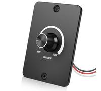 Gerbala Interruptor Regulador de Luz Dimmer LED PWM DC 12V 5A Dimmer, Regulador Intensidad LED, 3-Draht Dimmschalter, Sin Parpadeos, para Autocaravana, Barco, Camión, Caravana, Remolque