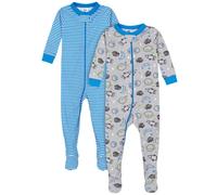 Gerber Baby Boys Pajamas de 2 paquetes de 2 paquetes y nios pequeos Space Blue 6 meses EE. UU.
