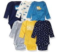 Gerber baby boys 'paquete de 6 paquetes largos mono bodysuit zorro recin nacido