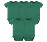 Gerber Baby - Pack de 5 monos (multipack), interlock, 180 g/m , verde Kelly, de 3 a 6 meses