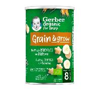 Gerber Organic Grain & Grow Puffs Cereales con Plátano 35g