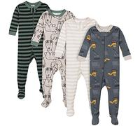 Gerber - Conjunto de pijama de 4 piezas para niños pequeños