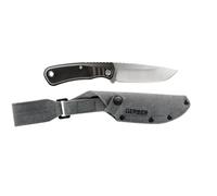Gerber Cuchillo de supervivencia con funda, Downwind Fixed DP, Longitud de la hoja: 10,8 cm, G10/7Cr17MoV, Negro, 30-001817