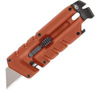 Gerber Herramienta Múltiple con 8 Funciones, Herramienta Multifuncional con Cúter, Palanca y Cortacinturón, Naranja, Acero Inoxidable, Prybrid-Utility, 1068160