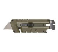 Gerber Herramienta Múltiple con 8 Funciones G10, Herramienta Multifuncional con Cúter, Palanca y Cortacinturón, Verde, Acero Inoxidable, Prybrid-Utility, 1069378