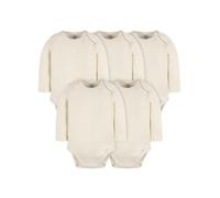 Gerber - Juego de 5 bodis, color natural, de 0 a 3 meses