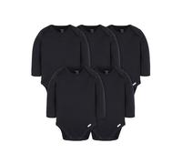 Gerber - Juego de 5 bodis, negro, de 6 a 9 meses