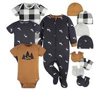 Gerber - Juego de canastilla de 12 unidades de regalo para bebés y niñas